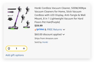 Honki Cordless Vacuum Cleaner