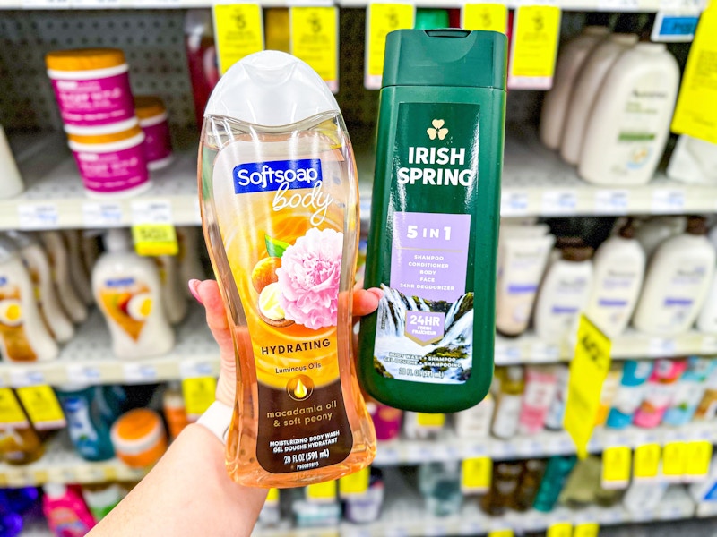cvs softsoap and irish spring body wash 3