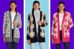 Women's Cardigans Start at $7.68 at Walmart (Reg. $45) card image