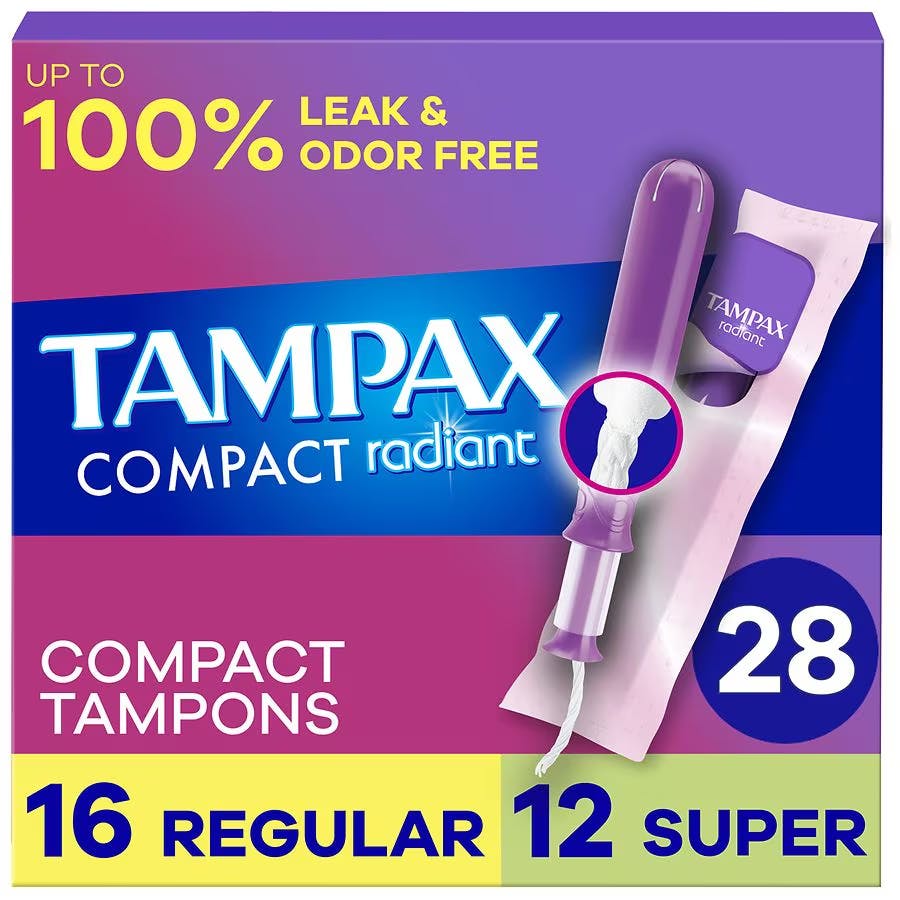 2 Tampax Tampon Boxes