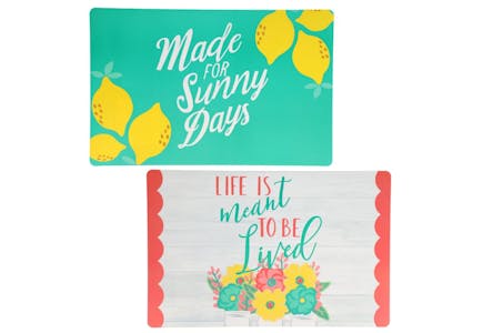 Vinyl Placemats 18-Pack