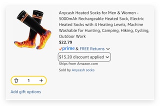 heated socks