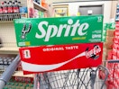 coca-cola and sprite 12 packs on walgreens cart