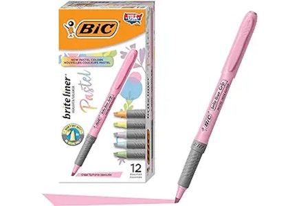 Bic Brite Pastel Highlighters