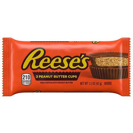 2 Reese's Peanut Butter Cup Packs