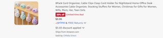 Amazon Cord Organizer Clips 2025 2