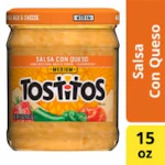 4 Tostitos Dip Jars