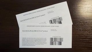 Free Terra coupons by mail