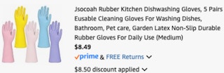 Rubber Kitchen Gloves