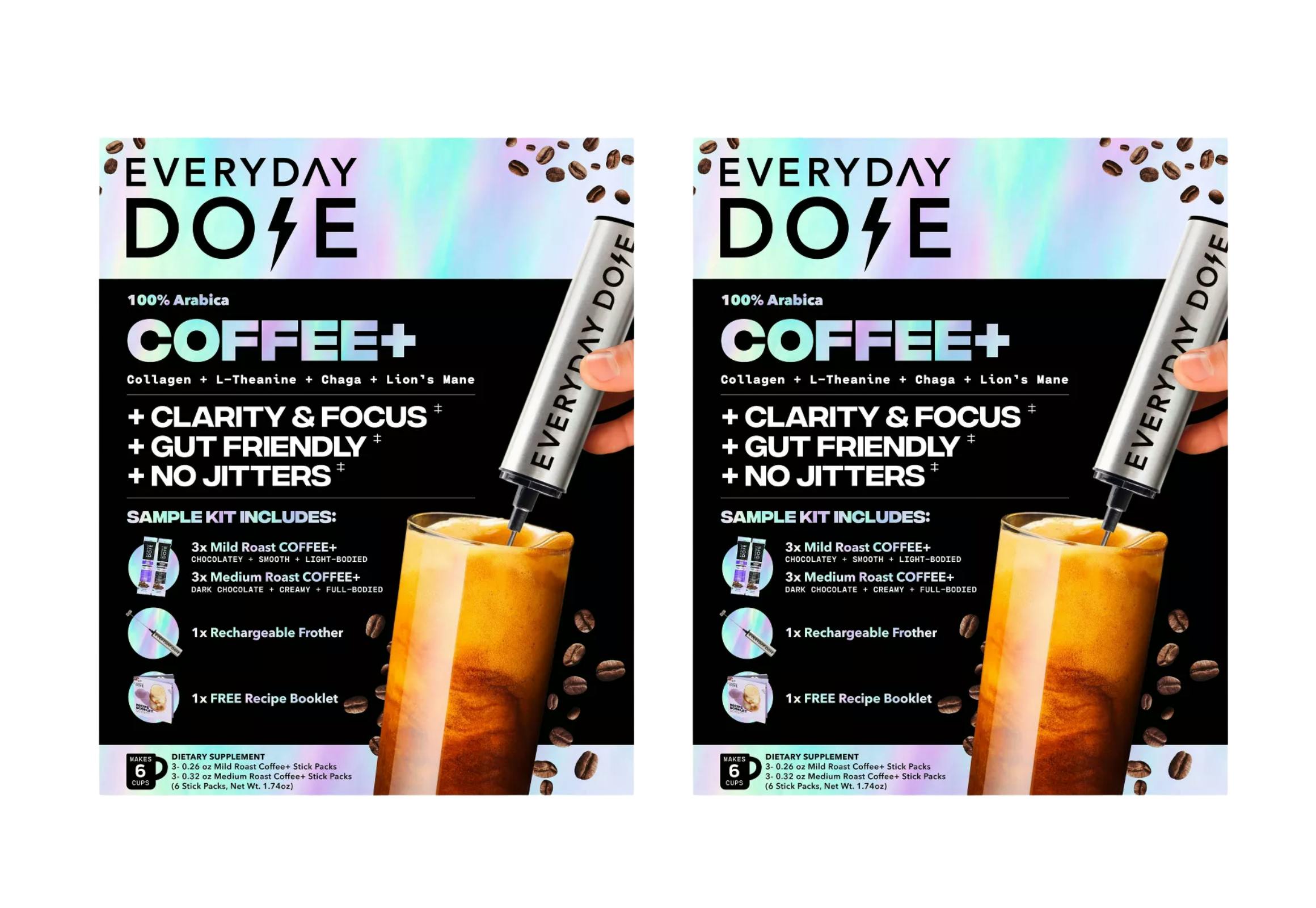 2 Everyday Dose Coffee Sample Kits