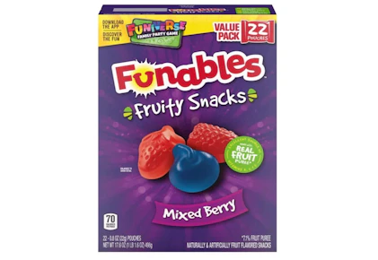2 Funables Fruit Snacks Boxes