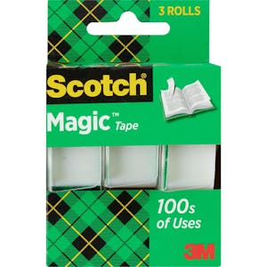 2 Scotch Magic Tape 3-Packs