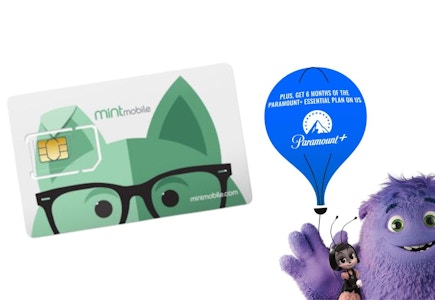 Mint Mobile 3-Month Plan + Paramount+ 6-Month Subscription
