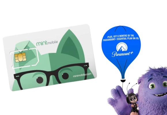 Mint Mobile 3-Month Plan + Paramount+ 6-Month Subscription