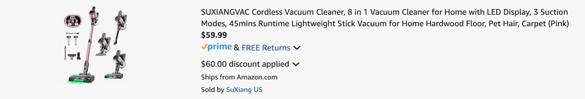 Amazon Cordless Vacuum Cleaner 2025 3