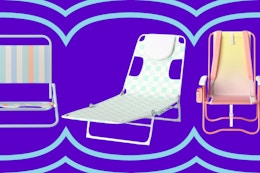 Folding Beach Chairs From $8.55 at Target? We Had to Double-Check card image