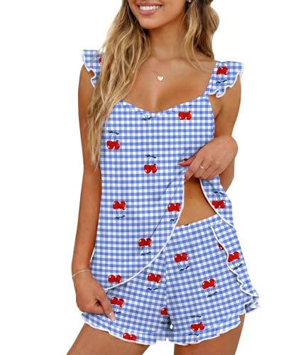 Ekouaer Women's Pajama Set