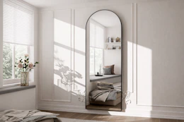 Walmart arched full length mirror