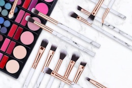 16-Piece Eye Makeup Brush Set, Only $6 on Amazon card image