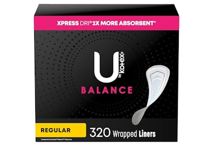 U by Kotex Panty Liners 8-Pack