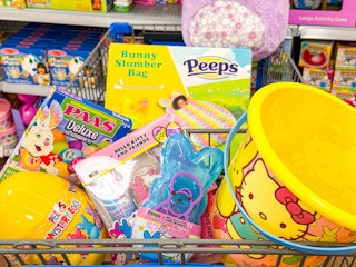 In-store image taken at Walmart of 2025 Easter clearance