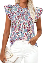 PRETTYGARDEN Women's Ruffle Top