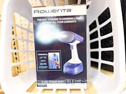 Rowenta Handheld Garment Steamer, Only $28.49 at Target card image