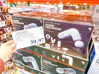 costco sharper image massage gun clearance
