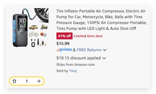 Tire Inflator Portable Air Compressor