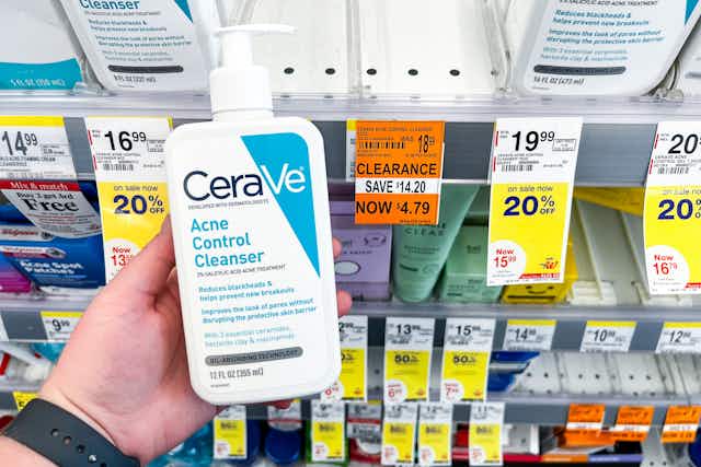 Cerave Acne Cleanser, Only $1.79 at Walgreens (Reg. $19) card image