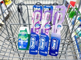 Buy 4 Crest and Oral-B Products for $5 at Walgreens ($1.25 Each) card image