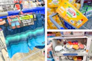 swim trunks protein shakes playset