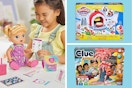 collage of hasbro toys and games