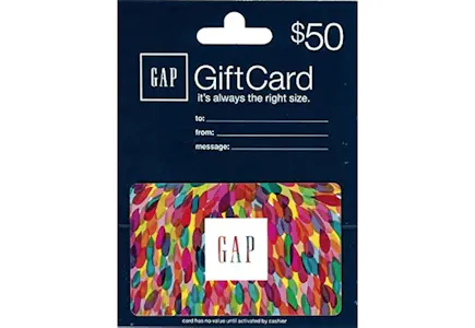Gap $50 Gift Card