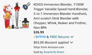 Amazon Immersion Blender 2024