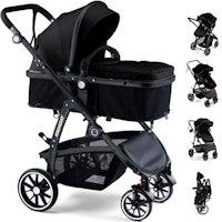 Baby Stroller, 2-in-1 Reversible