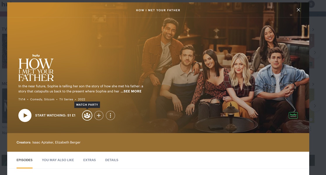 Hulu screenshot