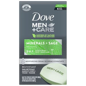 2 Dove Men+Care Bar Soap Packs
