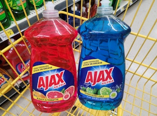 ajax dish liquid in cart at dollar general