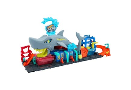 Hot Wheels Shark Car Wash Playset