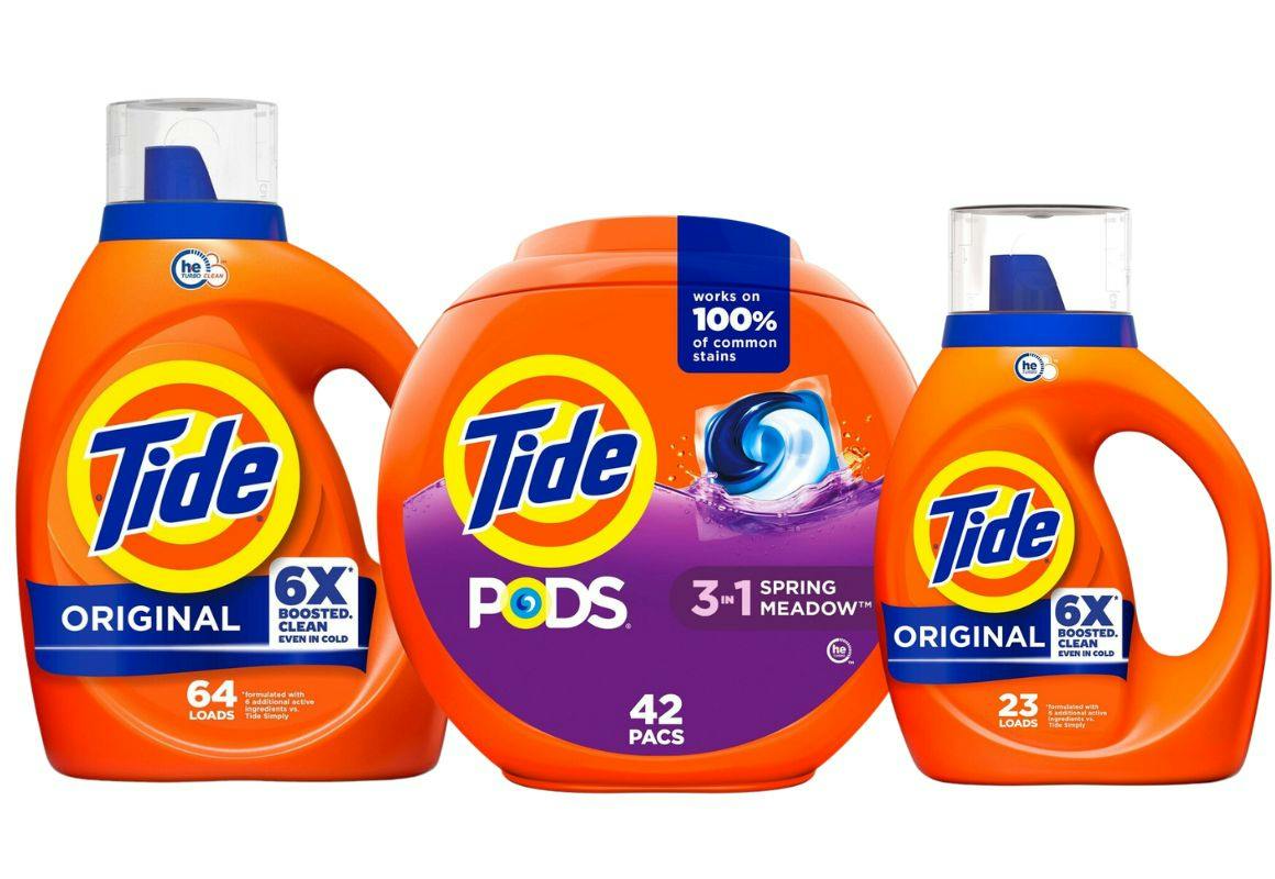3 Tide Products (129 loads)