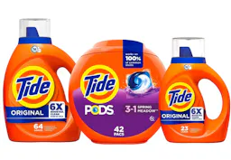 3 Tide Products (129 loads)