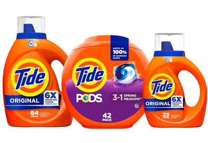 3 Tide Products (129 loads)