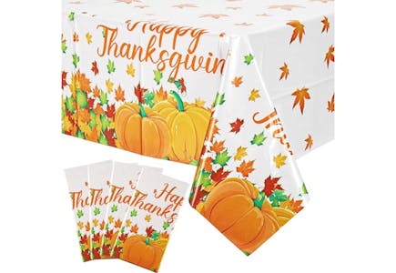 Thanksgiving Tablecloth Set