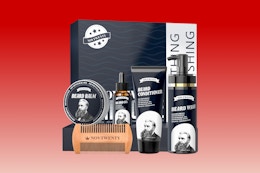 Beard Grooming Kit, Only $9.99 With Amazon Promo Code (Reg. $19.99) card image