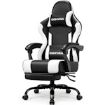 Gaming Chair with Footstool