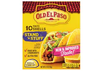 4 Old El Paso Taco Shells Boxes