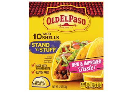 2 Old El Paso Taco Shells Boxes
