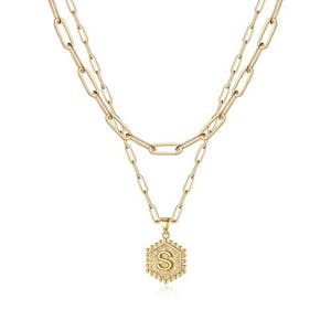 Layered Initial Necklace