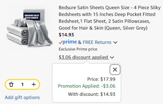 sheets cart